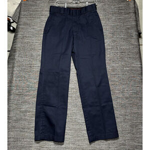 Lion Traditional Work Pants Men's Size 32R Blue Pleated 0130-30